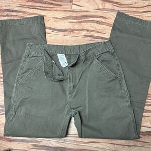 Carhartt Men's Relaxed Fit Green Jeans